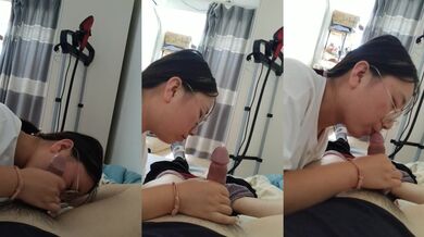 太原幼师的学生，处女，第一次给别人口，一点点开发调教，啥也不会，吃个鸡巴都要慢慢教~